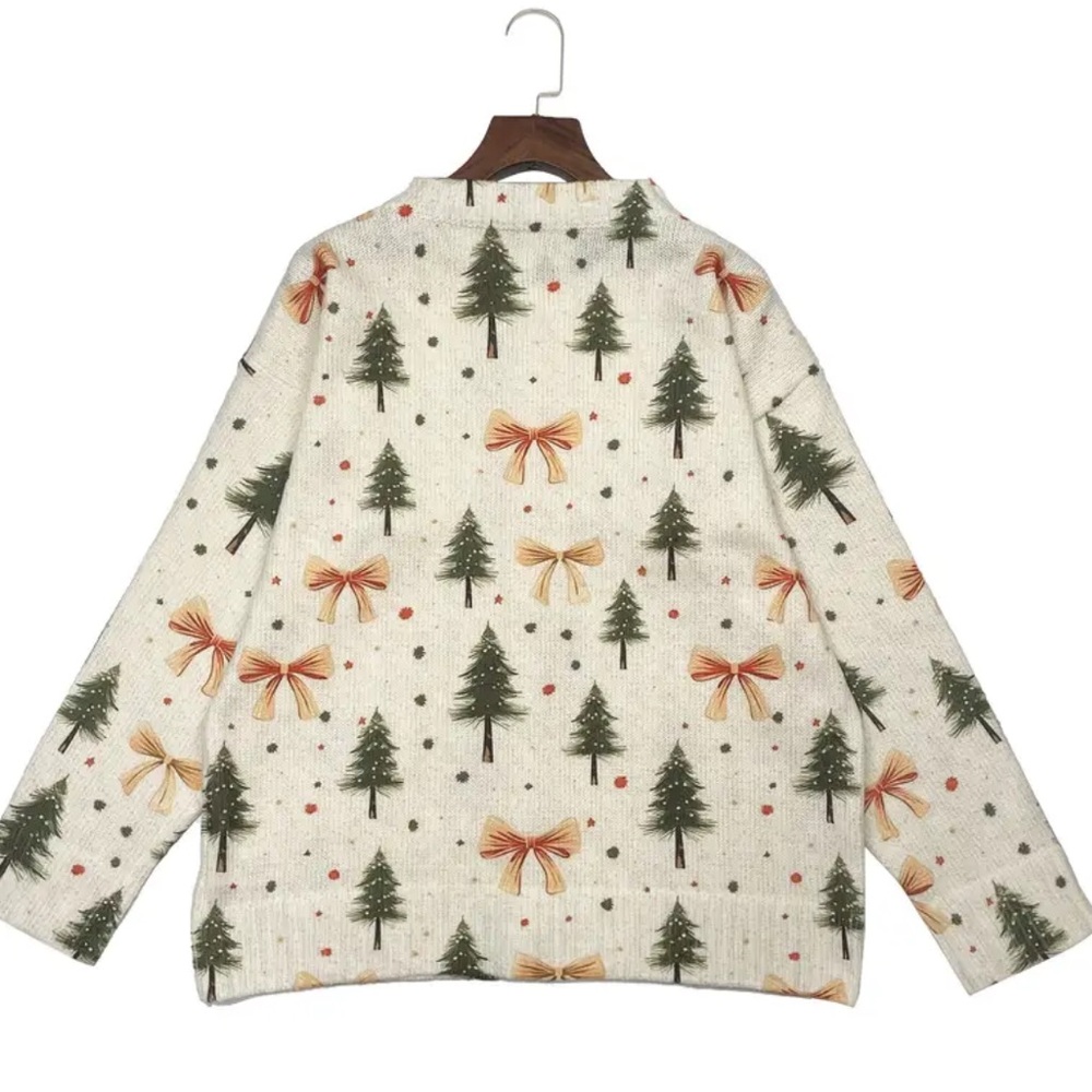 LAST ONE Christmas Trees & Bows Cardigan
Christmas Sweater - Picture 3 of 13